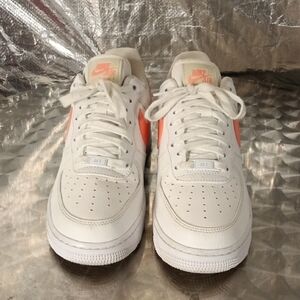 Nike Air White and Pink Sneakers